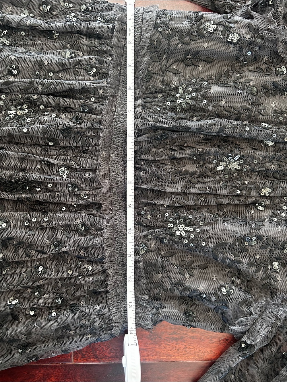Needle & Thread Black Lace and Sequin Maxi Dress - Picture 7 of 9